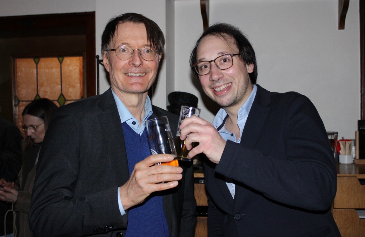 Karl Lauterbach und Tobias Jacquemain im Gespräch